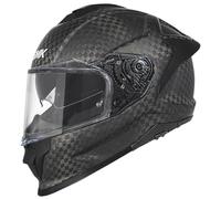 Casco de Moto Integral SMK Titan Carbono Mate con Visor Solar - Homologado ECE 22.06 - Designed (M)