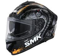 Casco de Moto Integral SMK Typhoon SV Reptile Orange con Visor Solar - Homologado ECE 22.06 - Designed (M)