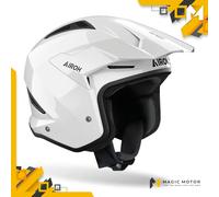 Casco de moto Jet Airoh TRR II S SÓLIDO Blanco