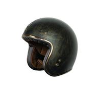Casco de moto jet custom homologado ECE22.05 metal desgastado envio gratis 24h