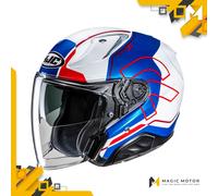 Casco de moto Jet HJC RPHA 31 S DEREEN Azul Pulido
