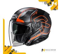 Casco de moto Jet HJC RPHA 31 XL DEREEN Naranja Opaco