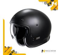 Casco de moto Jet HJC V31 XL SOLID Negro Pulido