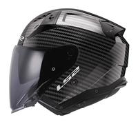 LS2 OF603 Infinity II Carbon Casco Jet, carbono, tamaño S para Hombres