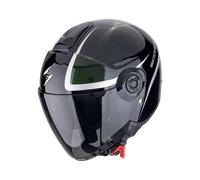 Casco de moto jet SCORPION EXO-CITY II INTERCITY Camaleón Negro