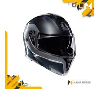 Casco de moto Modular AGV STREETMODULAR S Levico Plateado
