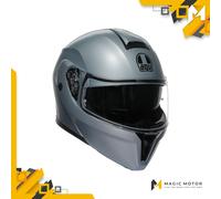 Casco de moto Modular AGV STREETMODULAR S SÓLIDO Plateado