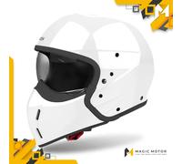 Casco de moto Modular Airoh J 110 M SÓLIDO Blanco