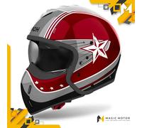 Casco de moto Modular Airoh J 110 XS DOMINIO Rojo
