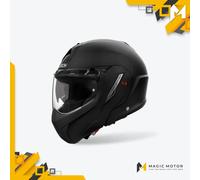Casco de moto Modular Airoh MATHISSE II M SÓLIDO Negro