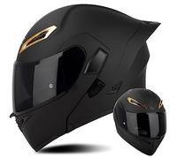 Casco de Moto Modular con Bluetooth Slot Integrado, ECE Homologado Casco Integrales Moto Jet Scooter para Mujer Hombre Adultos,con Doble Visera Casco Bluetooth Flip Up