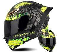 Casco de Moto Modular con Bluetooth Slot Integrado, ECE Homologado Casco Integrales Moto Jet Scooter para Mujer Hombre Adultos,con Doble Visera Casco Bluetooth Flip Up