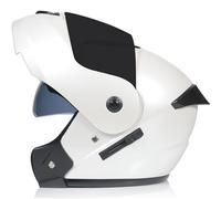 Casco de Moto Modular con Bluetooth Slot Integrado,ECE Homologado Casco Modular Moto Hombre Mujer Adultos,Cascos Modulares con Doble Visera para Casco Scooter S~XL