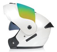 Casco de Moto Modular con Bluetooth Slot Integrado,ECE Homologado Casco Modular Moto Hombre Mujer Adultos,Cascos Modulares con Doble Visera para Casco Scooter S~XL