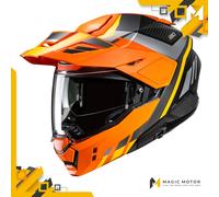 Casco de moto Modular HJC i80 M IMES Naranja