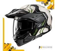 Casco de moto Modular HJC i80 M VELLY Blanco Opaco