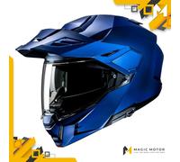 Casco de moto Modular HJC i80 S SÓLIDO Azul