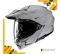 Casco de moto Modular HJC i80 XS SÓLIDO Gris