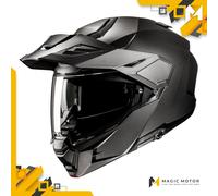 Casco de moto Modular HJC i80 XXL SÓLIDO Gris