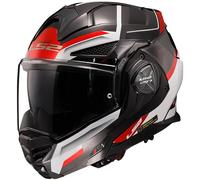 Casco de moto modular LS2 FF901 Advant X Spectrum negro-blanco-rojo 2XL