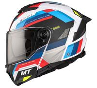 Casco de moto MT ATOM 2 SV BAST A0 negro-azul-rojo-blanco perla XL