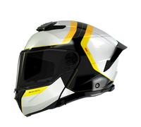 Casco de moto MT ATOM 2 SV EMALLA B3 blanco-negro-amarillo M