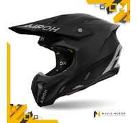 Casco de moto Off Road Airoh TWIST 3 S SÓLIDO Negro