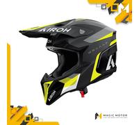 Casco de moto Off Road Airoh WRAAAP S CONQUISTAR Negro