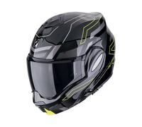Casco de moto plegable Scorpion EXO-TECH EVO CONQUER negro-amarillo fluo S