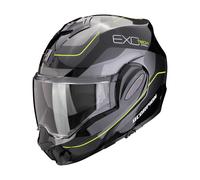 Casco de moto plegable Scorpion EXO-TECH EVO PRO COMMUTA negro-plata-amarillo XL