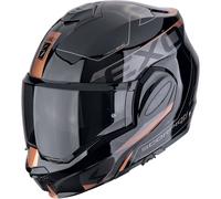 Casco de moto plegable Scorpion EXO-TECH EVO TRAVELLER negro-cobre S