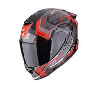 Casco De Moto Scorpion EXO-1400 EVO II Air Linart (Negro/Rojo) Talla: M (57)