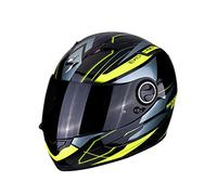 Casco de moto Scorpion EXO-490 NOVA Black-Neon yellow, Negro/Fluo, XL