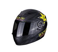 Casco de moto Scorpion EXO-490 Rockstar Matt Black-Yellow-Red, Negro/Amarillo, S