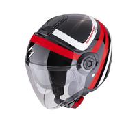 Casco De Moto Scorpion EXO-City II Riva (Negro/Rojo) Talla: L (59)