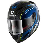 Casco de Moto Shark Race-R Pro Carbon GUINTOLI DBY, Negro/Azul, XL