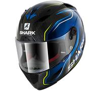 Casco de Moto Shark Race-R Pro Carbon GUINTOLI DBY, Negro/Azul, XS