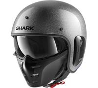 Casco de Moto Shark S-Drak 2 Blank Glitter SSX, Gris, XS