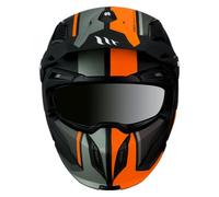 Casco de moto trial simple con pantalla convertible y mentonera extraíble MT Helmets Streetfighter Sv Twin C4 (Ece 22.06) XS (53/54 cm)