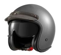 Casco De Motocicleta Abiertos ECEDOT Homologado Medio Casco Protector con Visera Cascos Jet De Estilo Vintage Cascos Half-Helmet para Hombres Y Mujeres 4,L:59-60CM