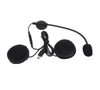 Casco de motocicleta, accesorios para auriculares Bluetooth, intercomunicador Bluetooth para motocicleta, auriculares, micrófono para casco de motocicleta V8, intercomunicador for headset motor
