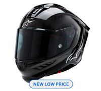 Alpinestars Supertech S-R10 Solid, casco integral S male Negro