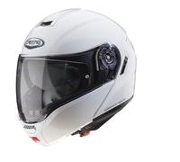 Casco de motocicleta Caberg Levo de metal blanco