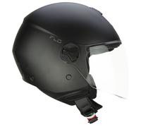 Casco De Motocicleta, CGM 167A Casco Jet De Calle Unisex De Cara Abierta Negro