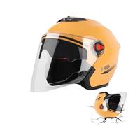 Casco de motocicleta con mecanismo de un botón, protección portátil de doble lente