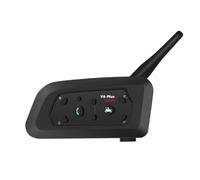 Casco de motocicleta Interphone V6 Plus con Bluetooth y sistema de comunicación con alcance de 1500 m