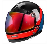Casco De Motocicleta Ligero Con Visera Solar, Casco Integral Retro, Casco De Motocicleta 3/4, Casco Combinado Desmontable, Casco De Motocicleta Con CertificacióN Ece Para Hombres Y Mujeres L,L:59-60CM