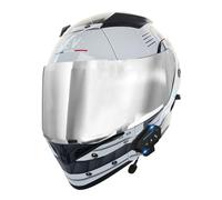 Casco De Motocicleta Modular con Bluetooth Cascos Integrado Moto Modulares Homologado ECEDOT Casco Integrales Abatible con Doble Visera con Altavoz Y Micrófono Unisexo Q,XL:61-62CM