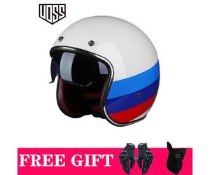 Casco de motocicleta profesional Jet Capacete ligero estilo francés Vespa Scooter casco de cara abierta casco de moto de cross hombre mujer 2