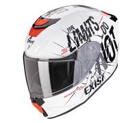 Casco De Motocicleta Scorpion EXO-JNR Air Boum Infantil Blanco/Negro YS (49)